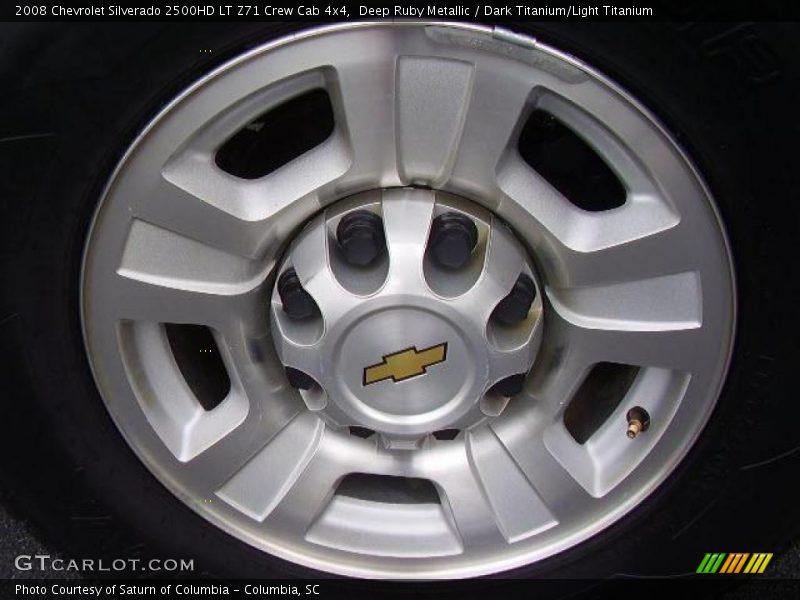 Deep Ruby Metallic / Dark Titanium/Light Titanium 2008 Chevrolet Silverado 2500HD LT Z71 Crew Cab 4x4