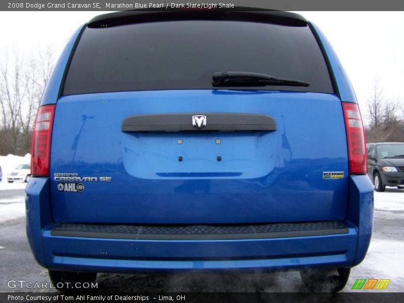Marathon Blue Pearl / Dark Slate/Light Shale 2008 Dodge Grand Caravan SE