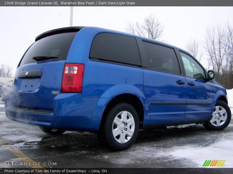Marathon Blue Pearl / Dark Slate/Light Shale 2008 Dodge Grand Caravan SE