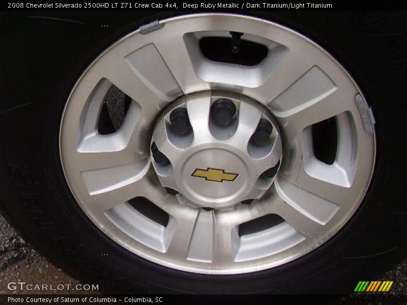 Deep Ruby Metallic / Dark Titanium/Light Titanium 2008 Chevrolet Silverado 2500HD LT Z71 Crew Cab 4x4