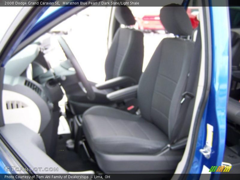 Marathon Blue Pearl / Dark Slate/Light Shale 2008 Dodge Grand Caravan SE
