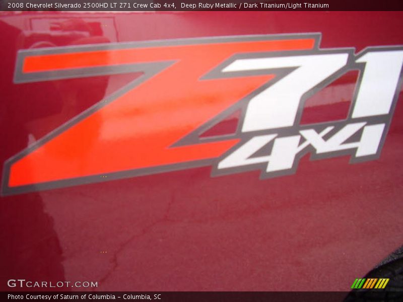 Deep Ruby Metallic / Dark Titanium/Light Titanium 2008 Chevrolet Silverado 2500HD LT Z71 Crew Cab 4x4