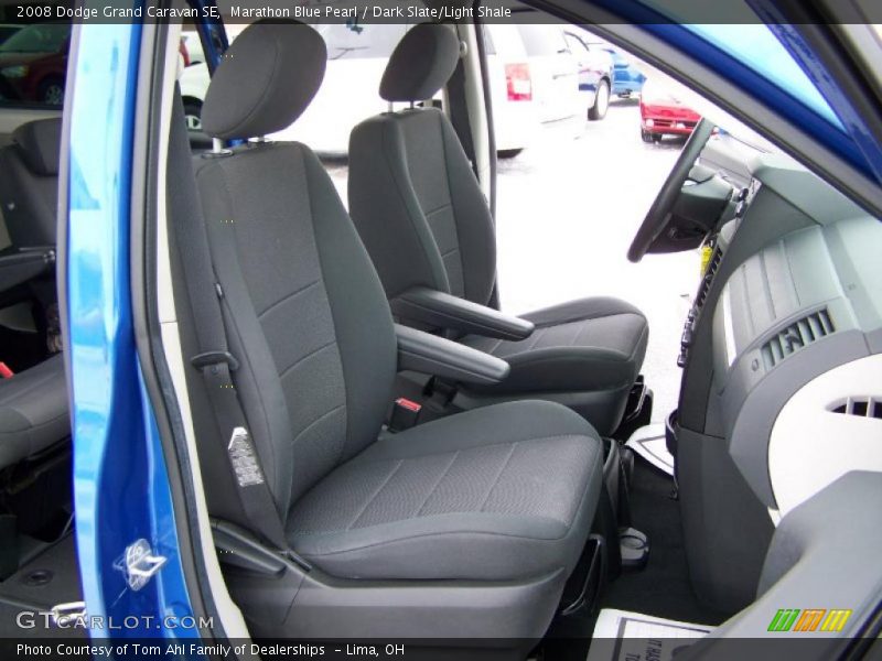 Marathon Blue Pearl / Dark Slate/Light Shale 2008 Dodge Grand Caravan SE