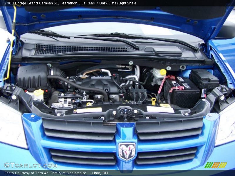 Marathon Blue Pearl / Dark Slate/Light Shale 2008 Dodge Grand Caravan SE