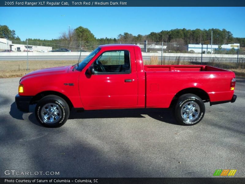 Torch Red / Medium Dark Flint 2005 Ford Ranger XLT Regular Cab
