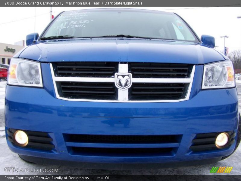 Marathon Blue Pearl / Dark Slate/Light Shale 2008 Dodge Grand Caravan SXT