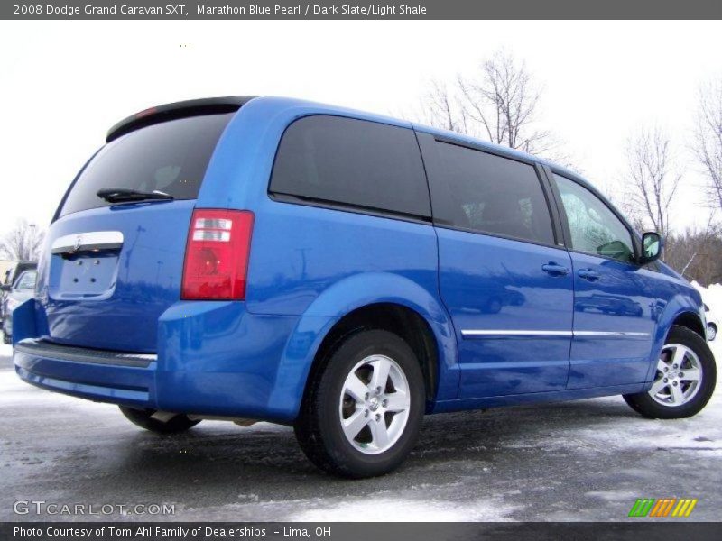 Marathon Blue Pearl / Dark Slate/Light Shale 2008 Dodge Grand Caravan SXT