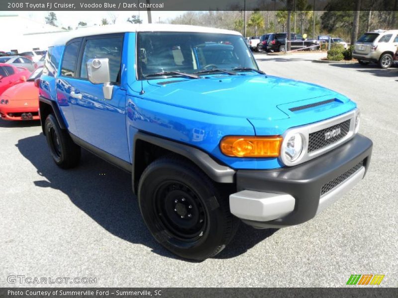 Voodoo Blue / Dark Charcoal 2008 Toyota FJ Cruiser