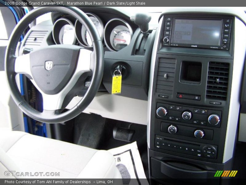Marathon Blue Pearl / Dark Slate/Light Shale 2008 Dodge Grand Caravan SXT