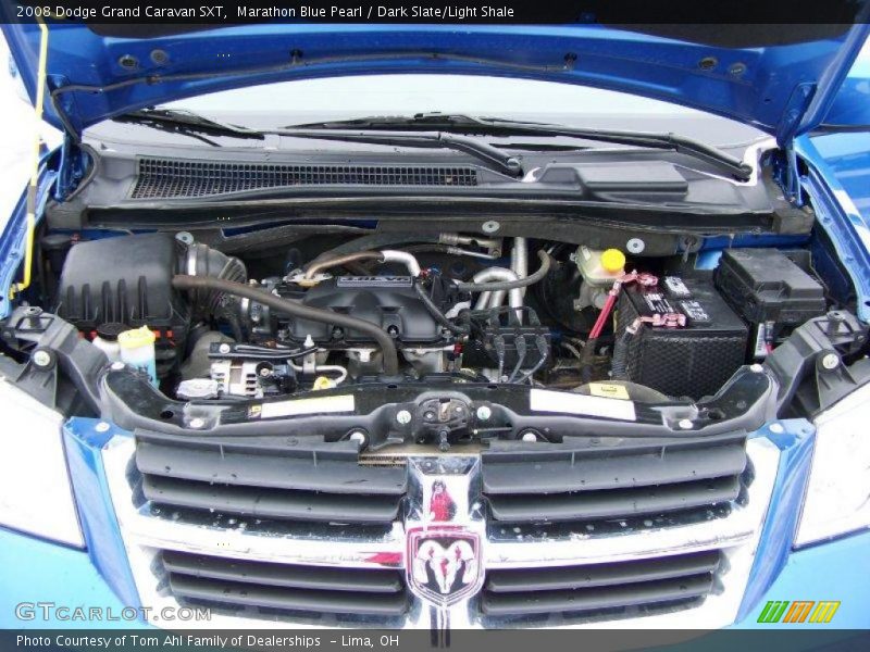 Marathon Blue Pearl / Dark Slate/Light Shale 2008 Dodge Grand Caravan SXT
