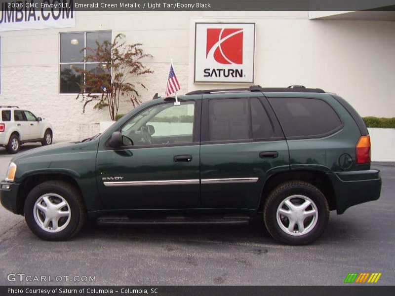 Emerald Green Metallic / Light Tan/Ebony Black 2006 GMC Envoy SLT