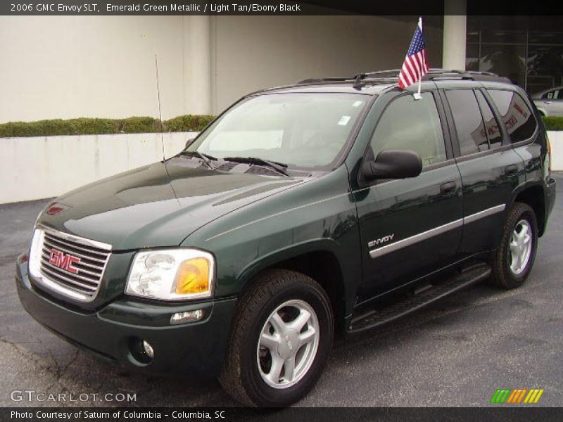 Emerald Green Metallic / Light Tan/Ebony Black 2006 GMC Envoy SLT