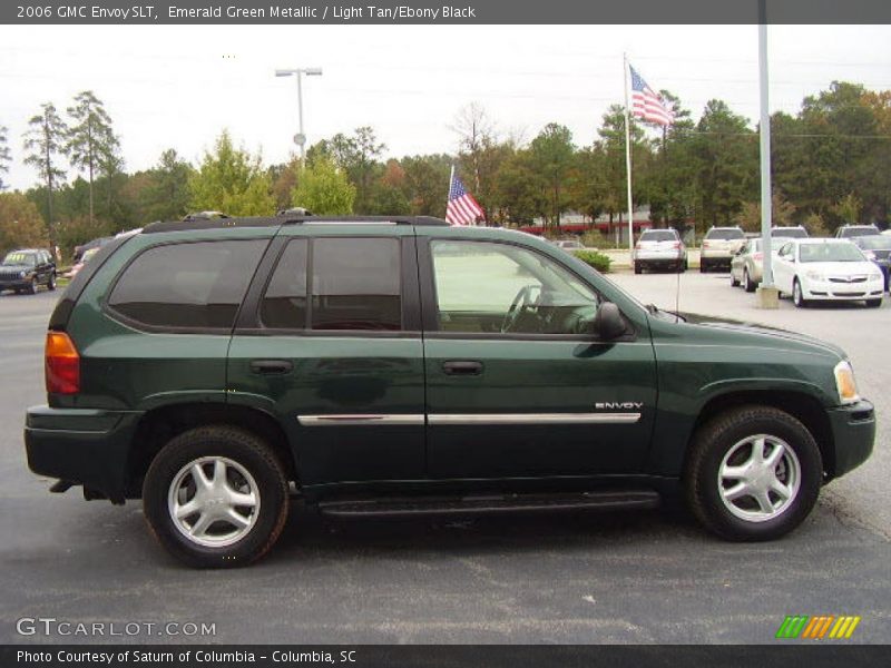 Emerald Green Metallic / Light Tan/Ebony Black 2006 GMC Envoy SLT