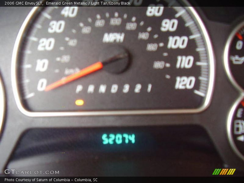 Emerald Green Metallic / Light Tan/Ebony Black 2006 GMC Envoy SLT