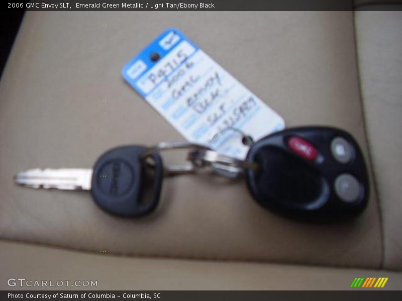 Emerald Green Metallic / Light Tan/Ebony Black 2006 GMC Envoy SLT