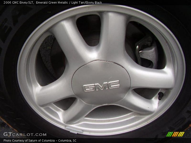 Emerald Green Metallic / Light Tan/Ebony Black 2006 GMC Envoy SLT