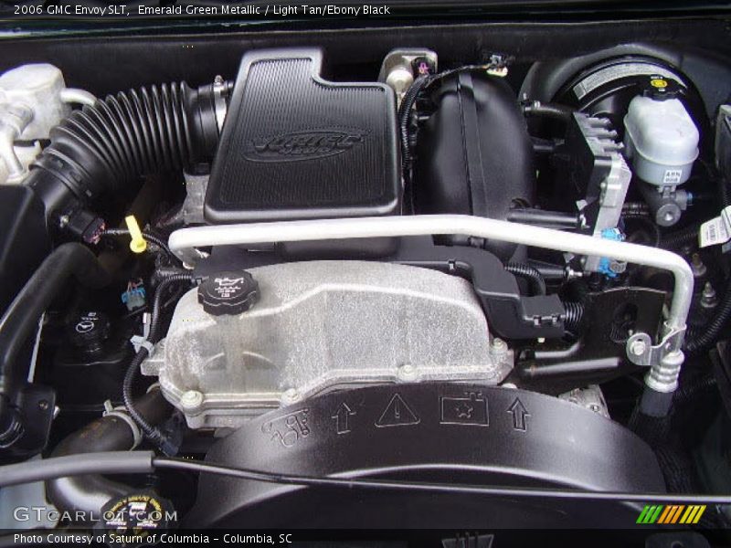 Emerald Green Metallic / Light Tan/Ebony Black 2006 GMC Envoy SLT