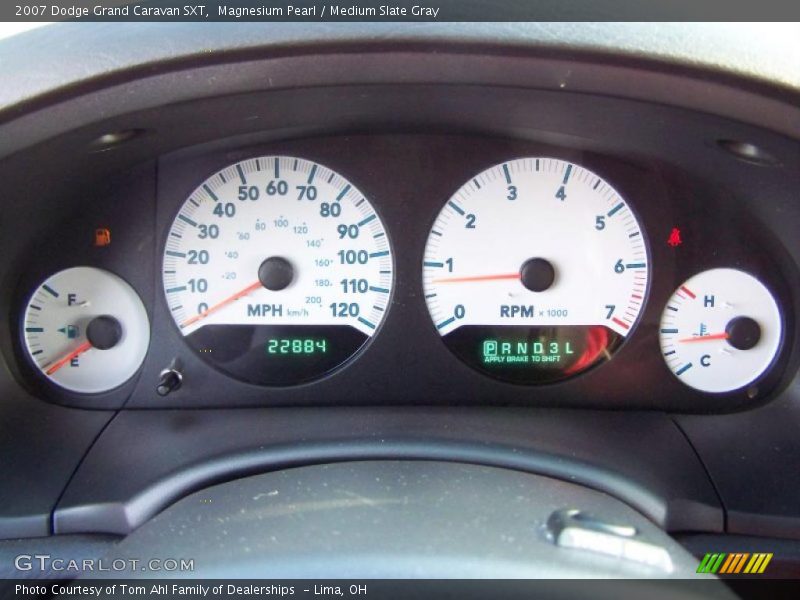 Magnesium Pearl / Medium Slate Gray 2007 Dodge Grand Caravan SXT