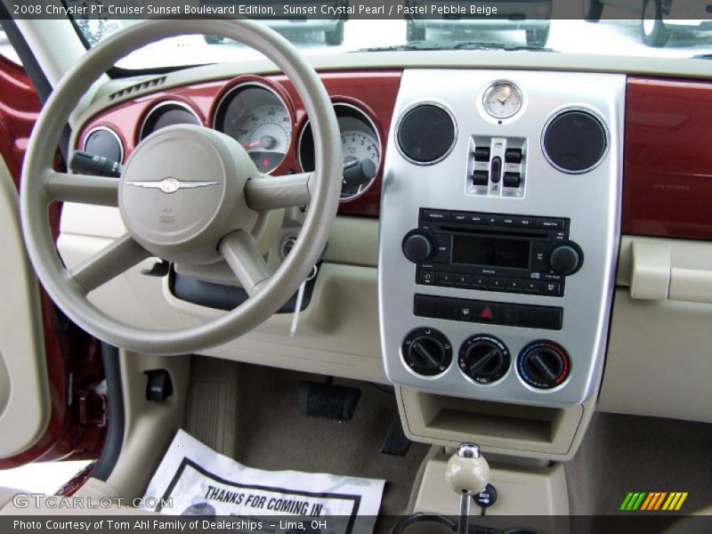 Sunset Crystal Pearl / Pastel Pebble Beige 2008 Chrysler PT Cruiser Sunset Boulevard Edition