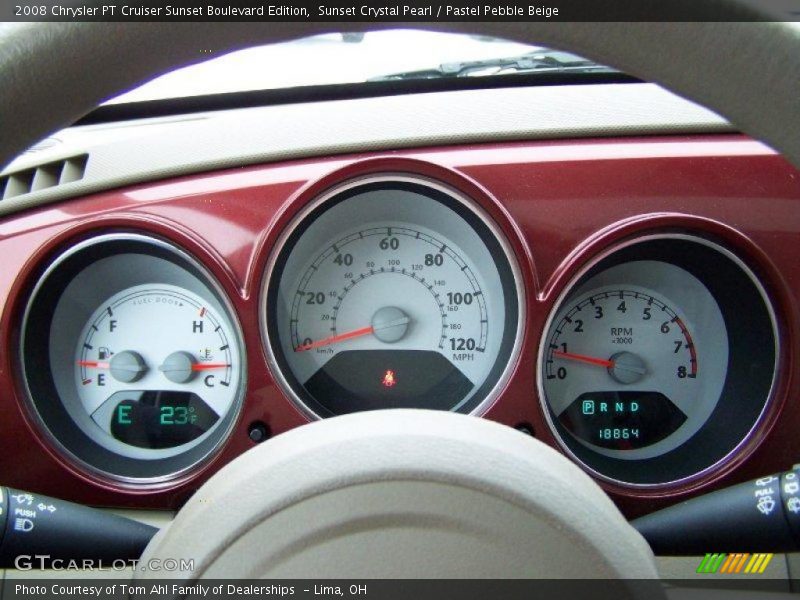 Sunset Crystal Pearl / Pastel Pebble Beige 2008 Chrysler PT Cruiser Sunset Boulevard Edition