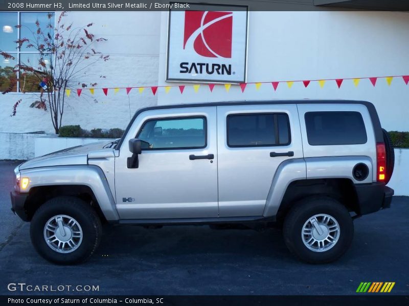 Limited Ultra Silver Metallic / Ebony Black 2008 Hummer H3