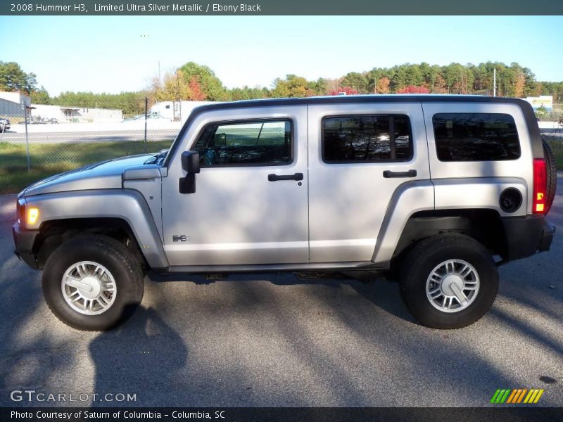 Limited Ultra Silver Metallic / Ebony Black 2008 Hummer H3