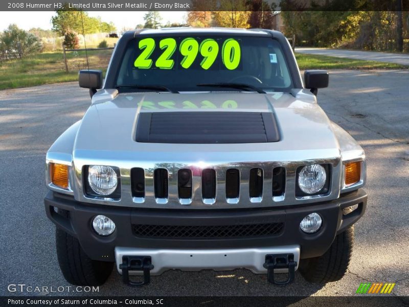 Limited Ultra Silver Metallic / Ebony Black 2008 Hummer H3