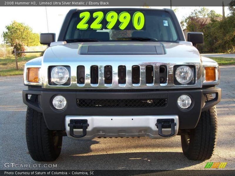 Limited Ultra Silver Metallic / Ebony Black 2008 Hummer H3