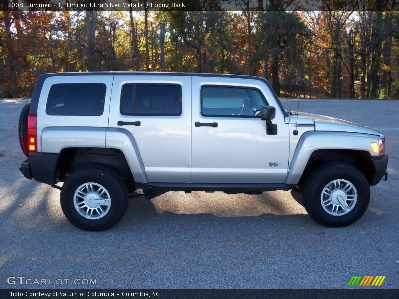 Limited Ultra Silver Metallic / Ebony Black 2008 Hummer H3
