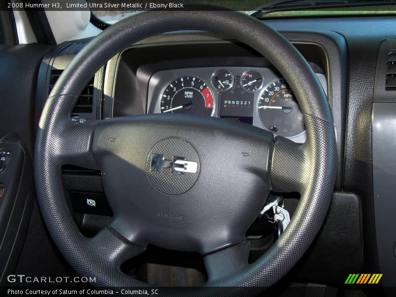Limited Ultra Silver Metallic / Ebony Black 2008 Hummer H3