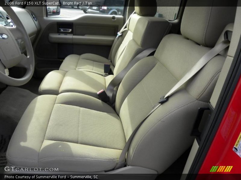Bright Red / Tan 2006 Ford F150 XLT SuperCab