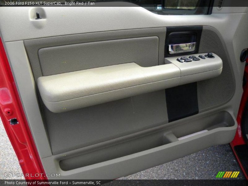 Bright Red / Tan 2006 Ford F150 XLT SuperCab