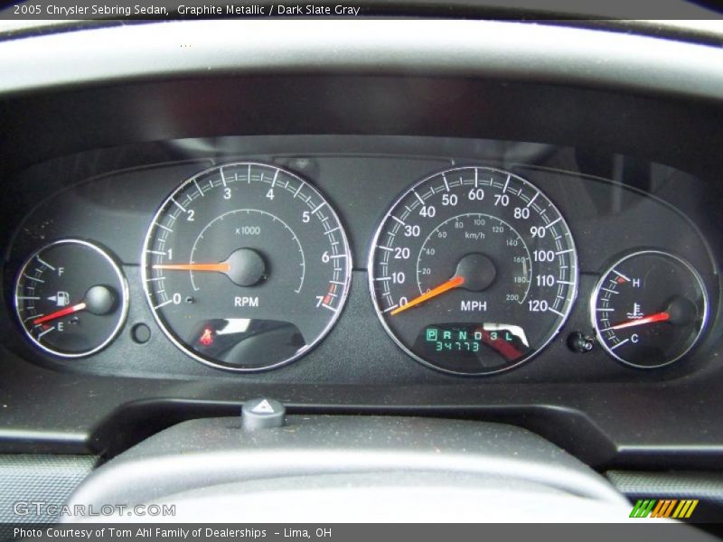 Graphite Metallic / Dark Slate Gray 2005 Chrysler Sebring Sedan