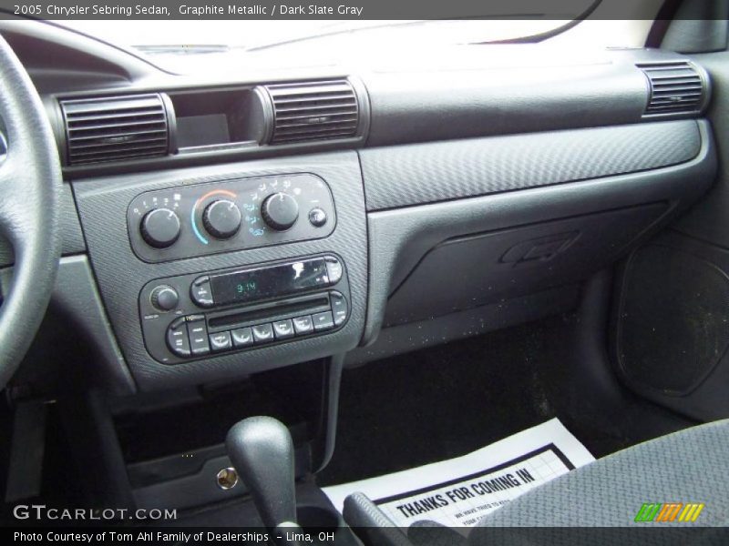 Graphite Metallic / Dark Slate Gray 2005 Chrysler Sebring Sedan