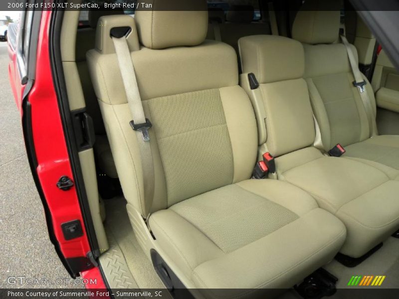 Bright Red / Tan 2006 Ford F150 XLT SuperCab