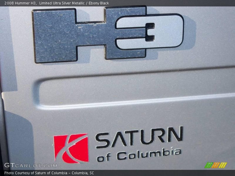 Limited Ultra Silver Metallic / Ebony Black 2008 Hummer H3