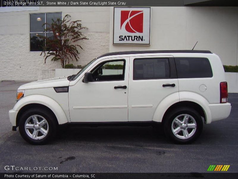 Stone White / Dark Slate Gray/Light Slate Gray 2007 Dodge Nitro SLT