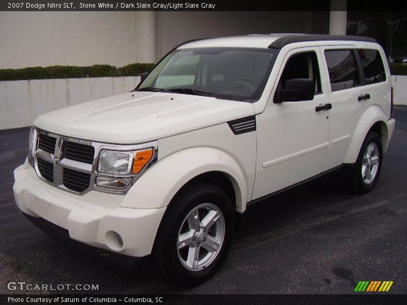 Stone White / Dark Slate Gray/Light Slate Gray 2007 Dodge Nitro SLT