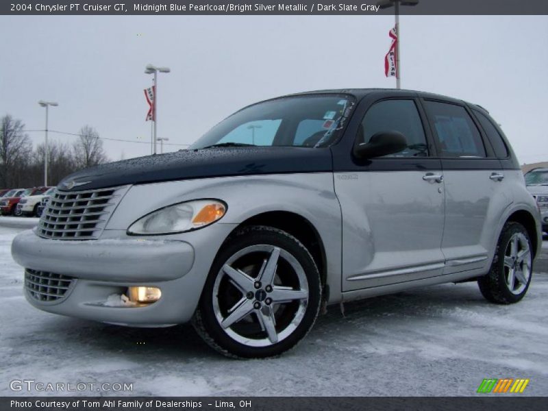 Midnight Blue Pearlcoat/Bright Silver Metallic / Dark Slate Gray 2004 Chrysler PT Cruiser GT