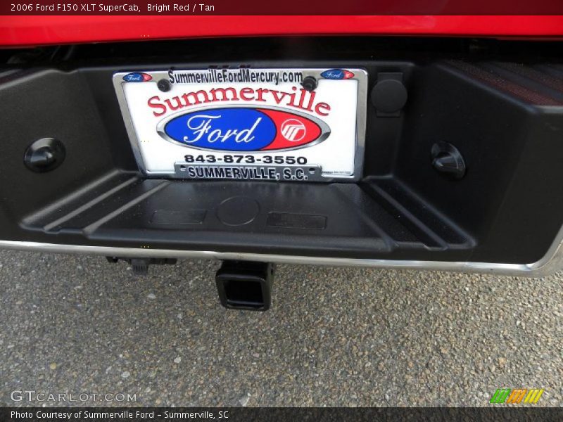 Bright Red / Tan 2006 Ford F150 XLT SuperCab
