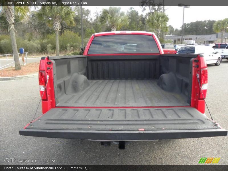Bright Red / Tan 2006 Ford F150 XLT SuperCab