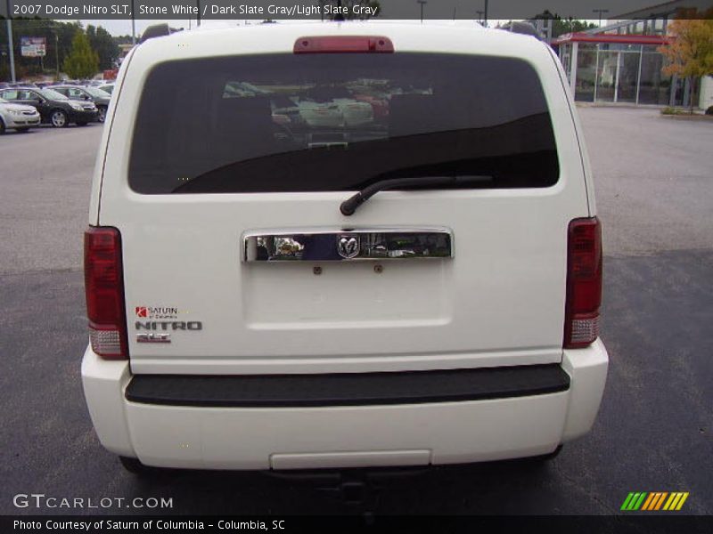 Stone White / Dark Slate Gray/Light Slate Gray 2007 Dodge Nitro SLT