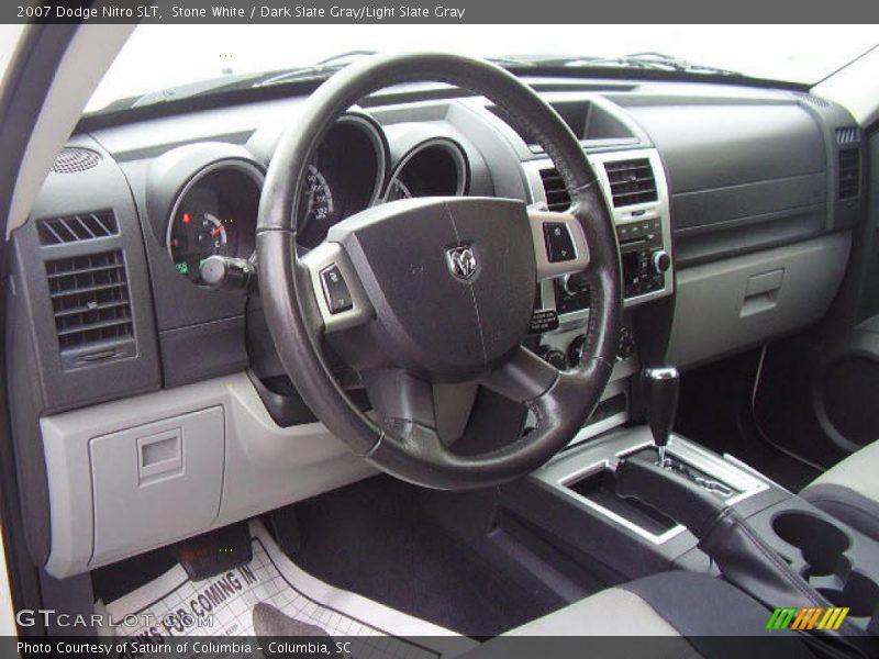 Stone White / Dark Slate Gray/Light Slate Gray 2007 Dodge Nitro SLT