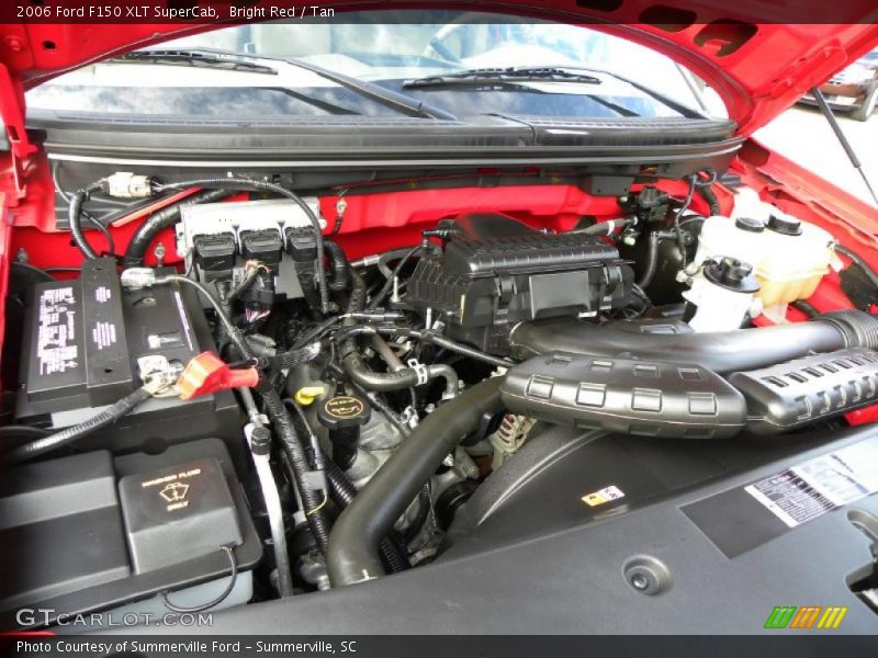 Bright Red / Tan 2006 Ford F150 XLT SuperCab