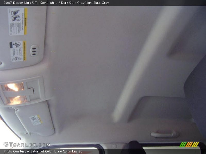 Stone White / Dark Slate Gray/Light Slate Gray 2007 Dodge Nitro SLT