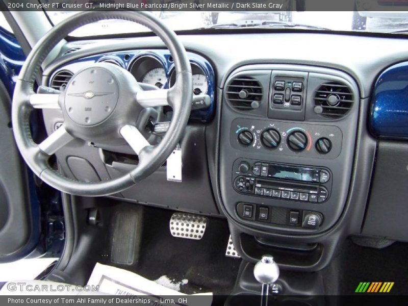 Midnight Blue Pearlcoat/Bright Silver Metallic / Dark Slate Gray 2004 Chrysler PT Cruiser GT