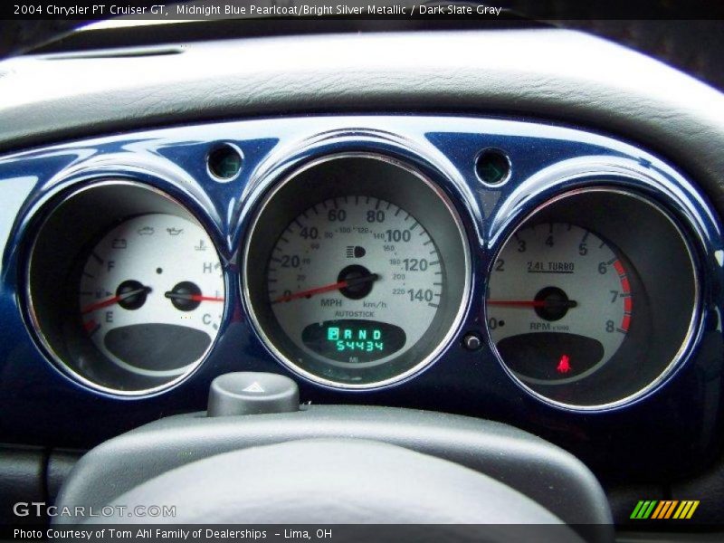 Midnight Blue Pearlcoat/Bright Silver Metallic / Dark Slate Gray 2004 Chrysler PT Cruiser GT