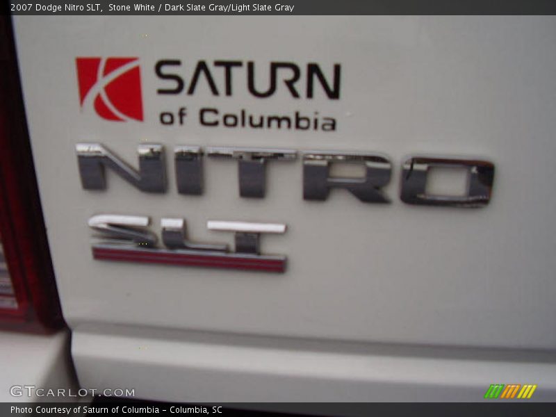 Stone White / Dark Slate Gray/Light Slate Gray 2007 Dodge Nitro SLT