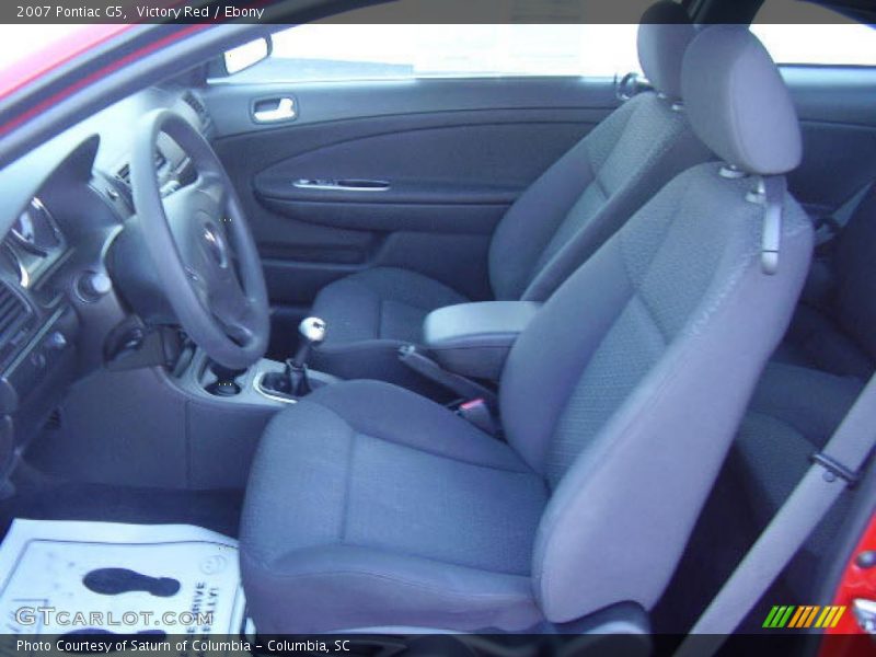 Victory Red / Ebony 2007 Pontiac G5