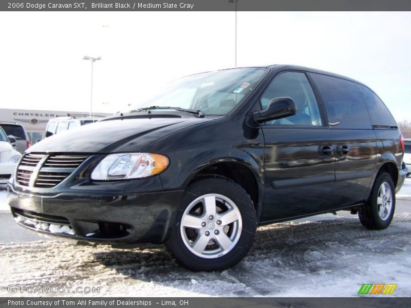 Brilliant Black / Medium Slate Gray 2006 Dodge Caravan SXT